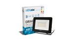 LED Floodligh DRAGO 3Y 100W Neutral white SMD IP65 SLIM, black